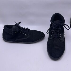 Vintage 90s Forenza Black Suede Chukka Boots - Women's 11 W